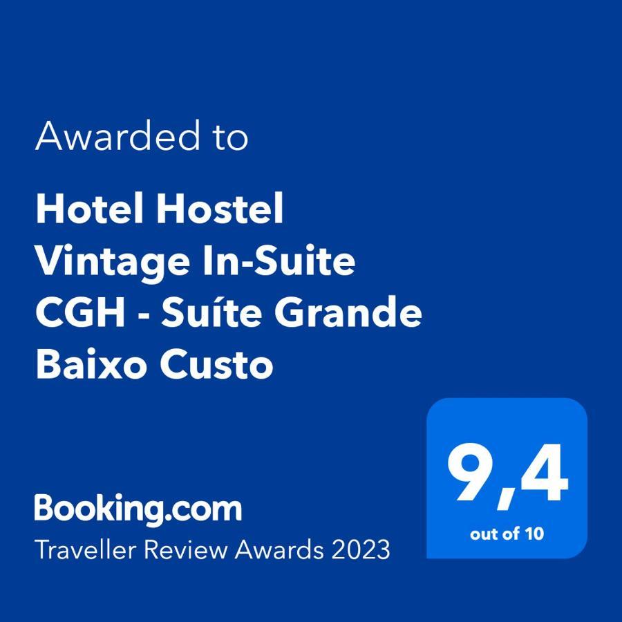 Cama Queen Mega Suite - 10 Min Metro E Aeroporto Cgh 상파울루 외부 사진